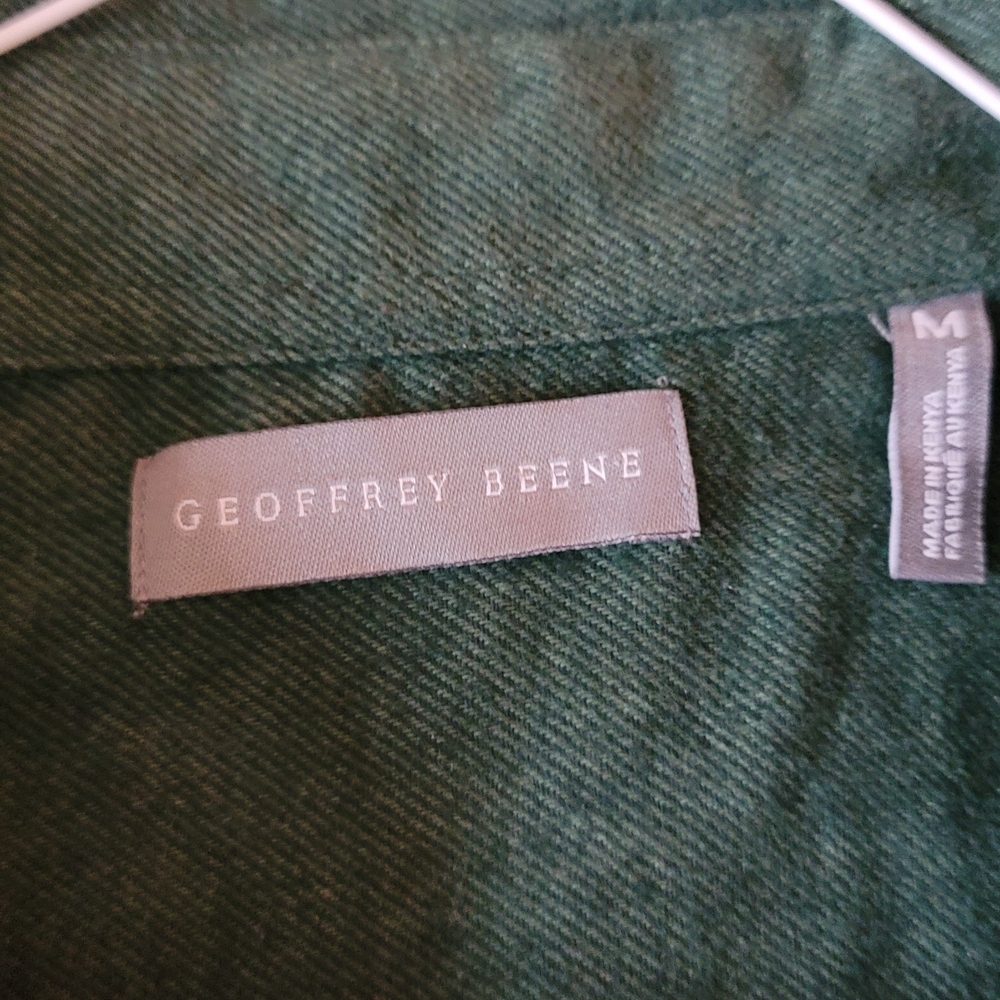 Geoffrey Beene Green Shirt